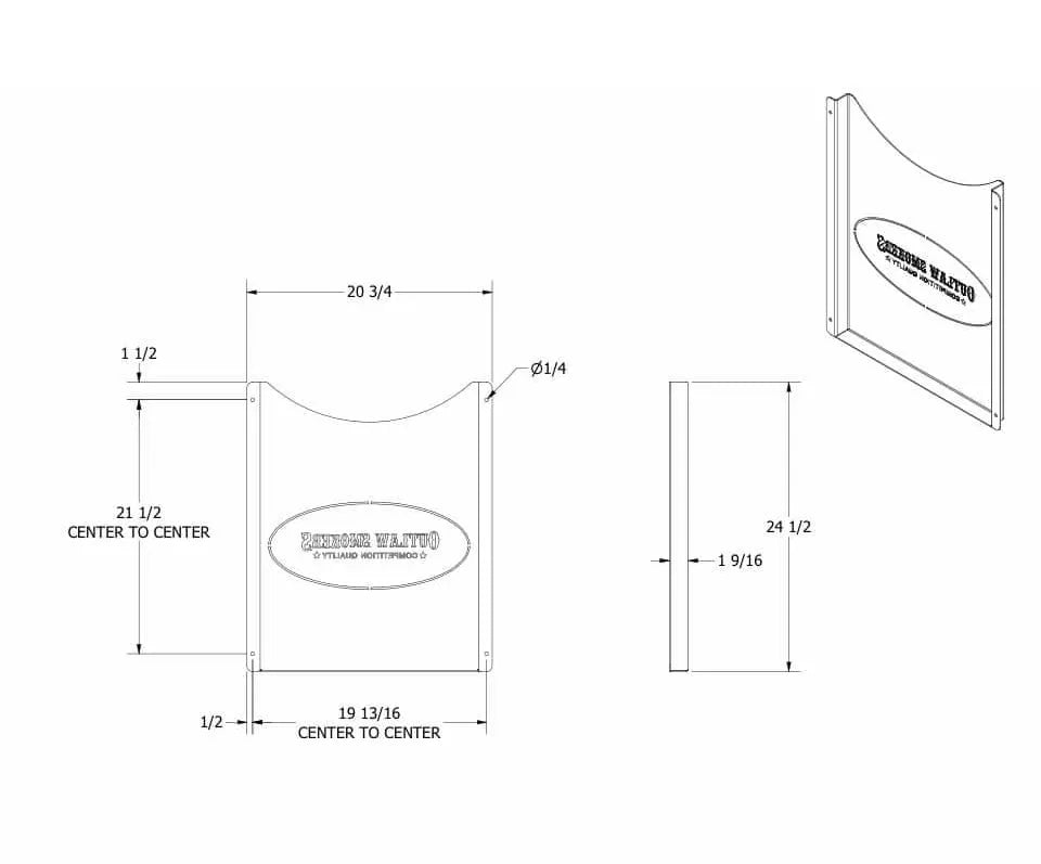 Outlaw Disposable Cutting Board Holder